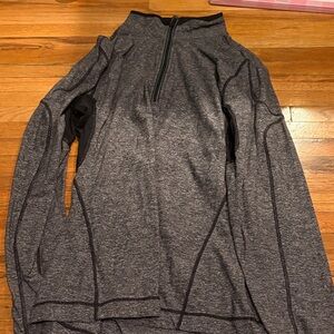 lululemon athletica Women's Gray Long Sleeve Top